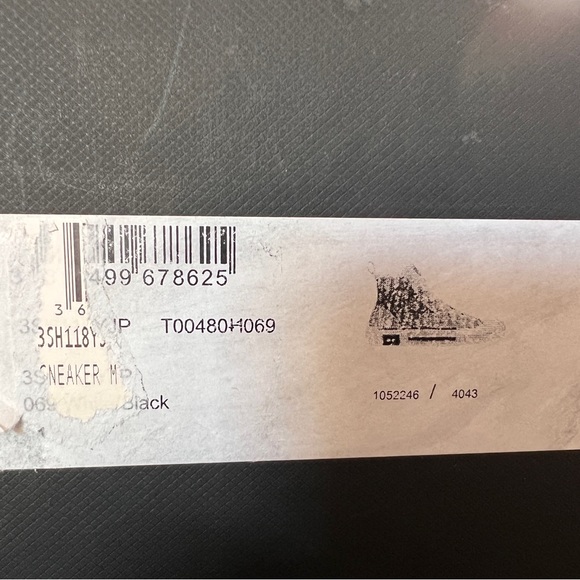 New Dior B23 Oblique high top sneaker, black/white - Picture 12 of 13